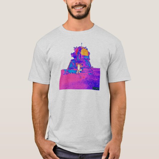 CYCAD Pop Art Apollo 11 Shirt (Voorkant)