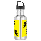 Cyclaangele waterfles, aanpasbaar waterfles (Achterkant)