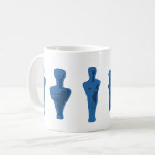 Cycladische Figuurtjes Koffiemok (Voorkant links)
