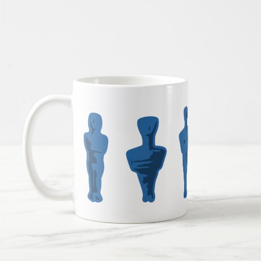 Cycladische Figuurtjes Koffiemok (Links)