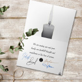 Cyclamen bloemen en kaars illustratie sympathie kaart