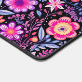 Cyclamen bloemenpatroon bureaumat (Hoek)