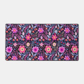 Cyclamen bloemenpatroon bureaumat (Voorkant)