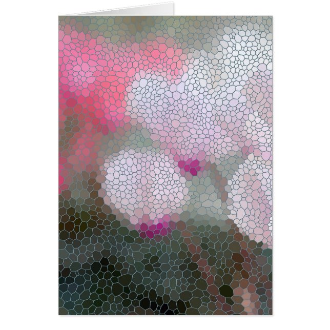 Cyclamen Flowers Mosaic (Voorkant)