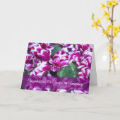 Cyclamen Persoonlijk 65th Wedding Jubileum Kaart (Gele Bloem)