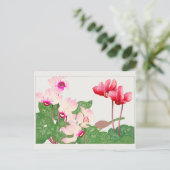 Cyclamen van Tanigami Konan Briefkaart (Staand voorkant)