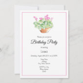 Cyclamen van Waterverf Kaart (Voorkant)