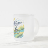 Cycle Bliss-Mok Matglas Koffiemok (Voorkant rechts)