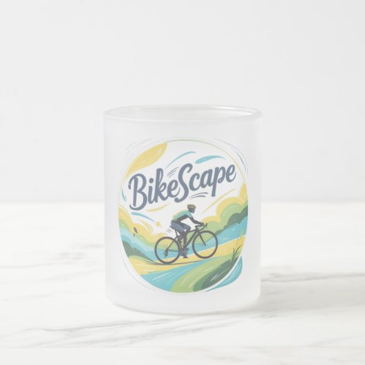 Cycle Bliss-Mok Matglas Koffiemok (Center)
