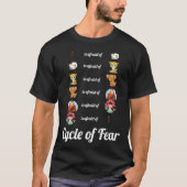 Cycle Of Fear Meme Cockroach To Cockroach T-shirt (Voorkant)