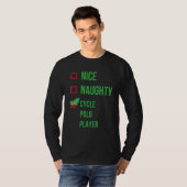 Cycle Polo Player Funny Pajama Kerstmis (Voorkant volledig)