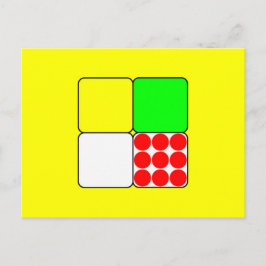 Cycle Race Jerseys 3 Yellow Briefkaart