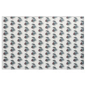 Cycle rickshaw cartoon illustratie stof (Fat Quarter)