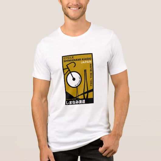 Cycle Shimanami Kaido Japan Tri-Blend Shirt (Voorkant)