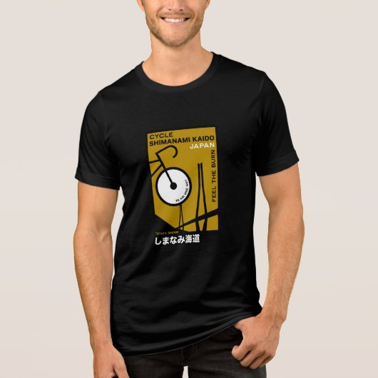 Cycle Shimanami Kaido Japan Tri-Blend Shirt (Voorkant)