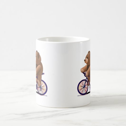 Cycle Tandem, Teddy Bear Print Koffiemok (Center)