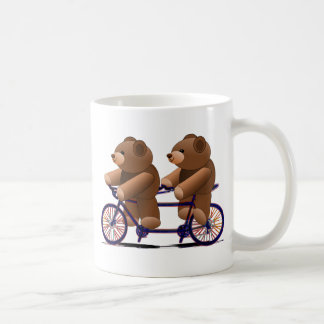 Cycle Tandem, Teddy Bear Print Koffiemok
