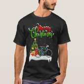 Cycle   Xmas Decorations Santa Cycle Christmas T-shirt (Voorkant)