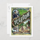 Cycledom Vintage 1886 Catalogus Kerst Feestdagenkaart (Voorkant / Achterkant)