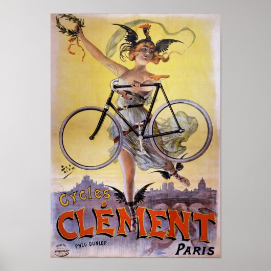 Cyclément 1898  Adverteren Poster (Voorkant)