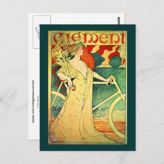 Cyclément  fietsenPoster Briefkaart (Voorkant / Achterkant)