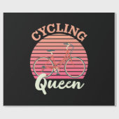 Cyclemingkoningin Cadeaupapier (Vlak)