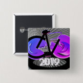 CycleNuts 2019 Logo Square Button (Voorkant /achterkant)