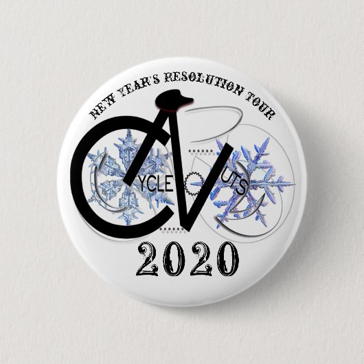 CycleNuts Button New Year 2020 (Voorkant)