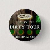 CycleNuts Dirty Tour Button (Voorkant)