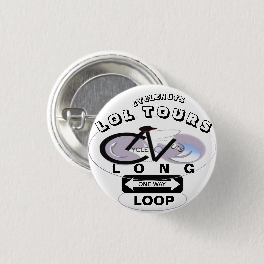 CYCLENUTS LANG ONEWAAR LOOP TOUR BUTTON (Voorkant /achterkant)