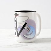 CycleNuts Logo Cup Tweekleurige Koffiemok (Voorkant rechts)