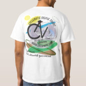 CycleNuts NEWS Destination Tours T-shirt (Achterkant)