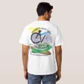 CycleNuts NEWS Destination Tours T-shirt (Achterkant volledig)