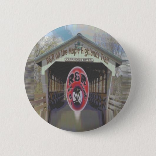 CycleNuts R&R op het Maple Highlands Trail Ronde Button 5,7 Cm (Voorkant)