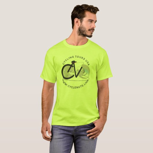 CycleNuts Tours  T-shirt (Voorkant volledig)