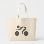 Cycler Freak Grote Tote Bag (Voorkant)