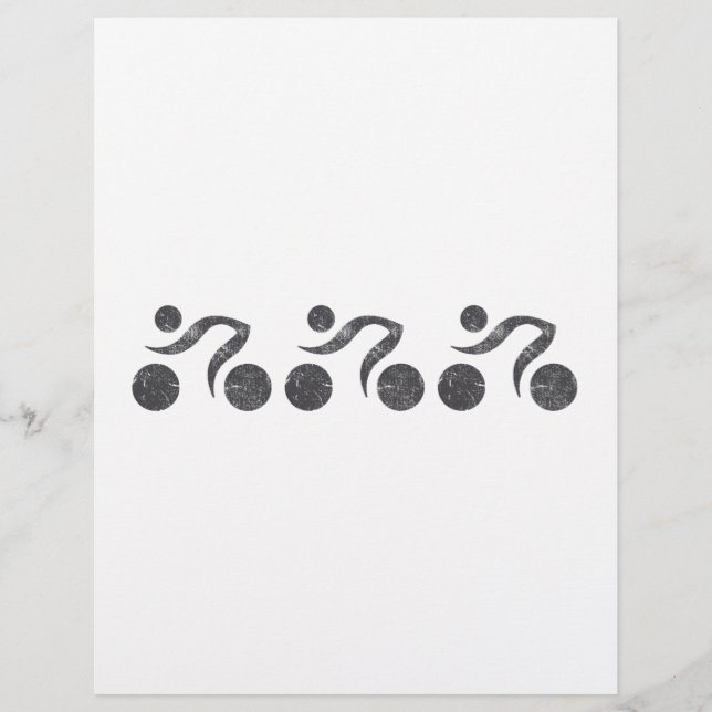 Cyclers in grijs (Voorkant)