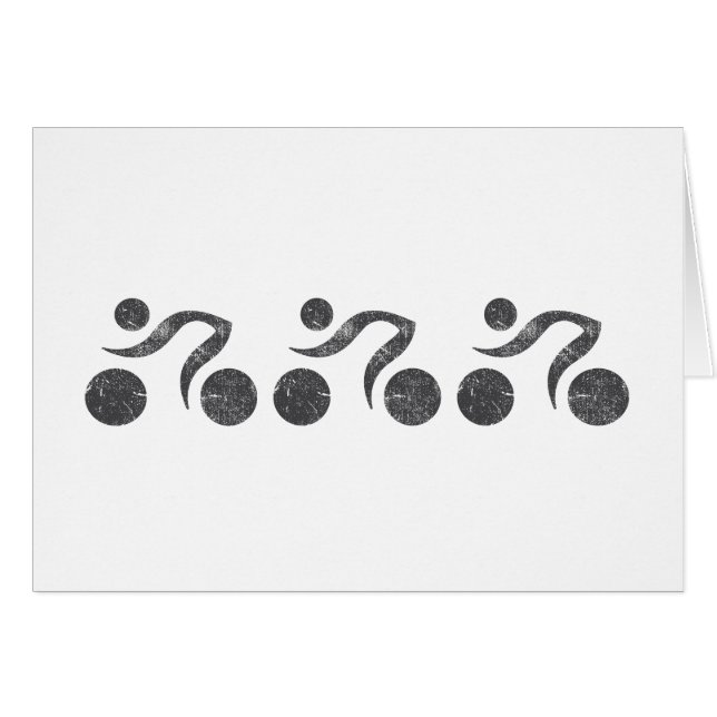 Cyclers in grijs (Voorkant Horizontaal)