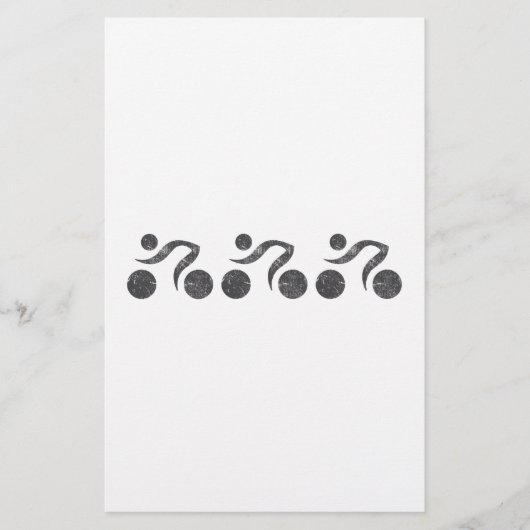 Cyclers in grijs briefpapier (Voorkant)