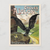 Cycles Aiglon  Adverteren Poster Frankrijk Briefkaart (Voorkant)