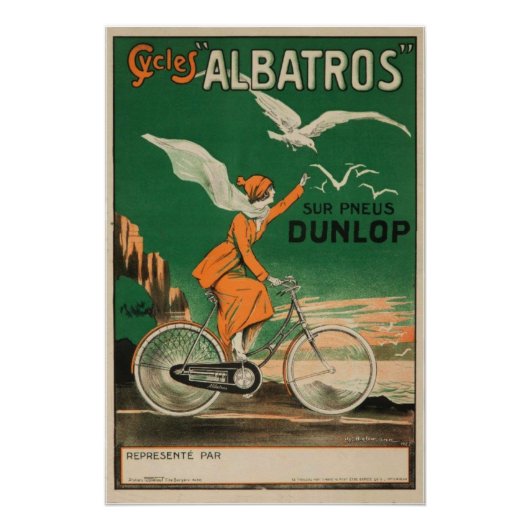 Cycles Albatros Vintage Perfect Poster (Voorkant)