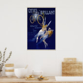 Cycles Brillant Vintage Fiets Poster (Keuken)