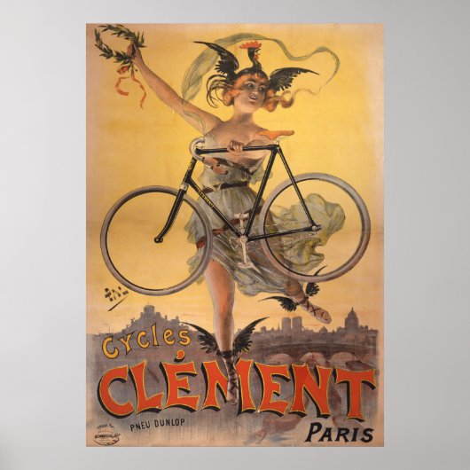 Cycles Clement Paris Poster (Voorkant)