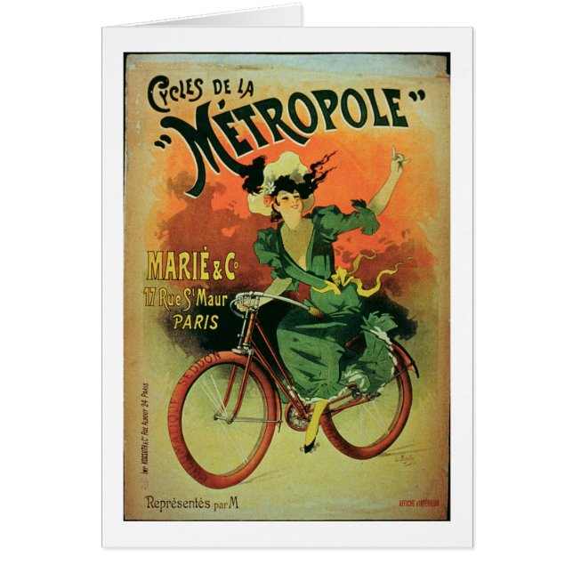 "Cycles de La Metropole", Marie & Co. (kleur lith (Voorkant)