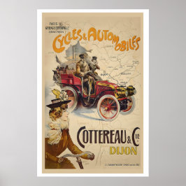 Cycles en Automobielen Cottereau et Cie, Dijon Poster