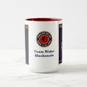 Cycles Gladiator Retro  Fietsen Naam toevoegen Mok (Midden)