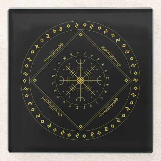 Cycles Glass Coaster Glazen Onderzetter (Voorkant)