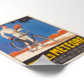 Cycles Météore Frankrijk Vintage Poster 1926 (Hoek)