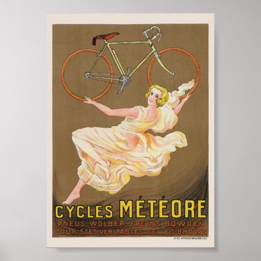 Cycles Météore Vintage Poster 1926 (Voorkant)
