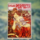 Cycles Perfecta door Alphonse Mucha Acryl Bord (Neutraal)